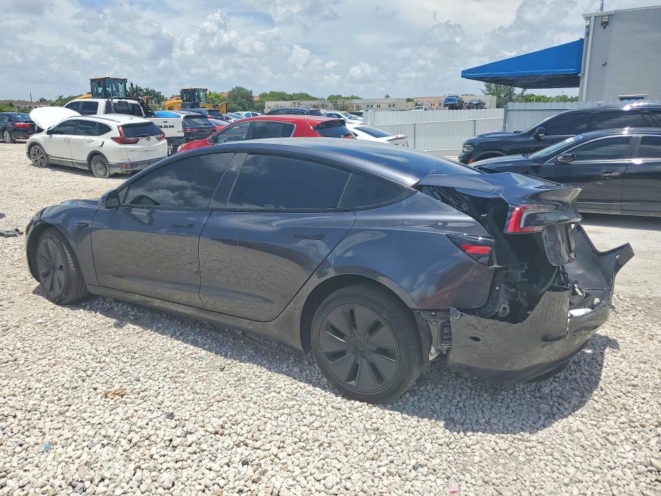 2025 Tesla Model 3 VIN 5YJ3E1EA4SF902306 COPART salvage auction — REAR END, Fl - Cert Of Title Slvg Rebuildable, sold $12,000 on 2026-08-18 (photo 2)
