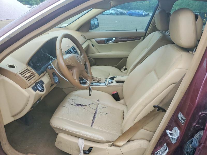 2008 Mercedes-benz C class VIN WDDGF54X48F039822 COPART salvage auction — FRONT END, NY - CERTIFICATE OF TITLE, sold $500 on 2026-07-28 (photo 7)
