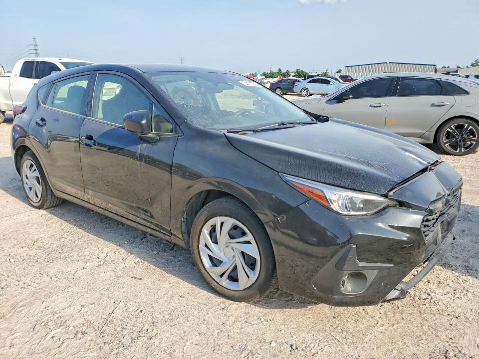 2025 Subaru Impreza VIN JF1GUABC3S8322450 COPART salvage auction — FRONT END, Tx - Salvage Vehicle Title, sold $6,100 on 2026-07-14 (photo 4)