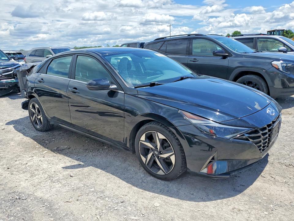 2022 Hyundai Elantra VIN KMHLP4AG7NU293886 COPART salvage auction — REAR END, Ny - Mv-907A Salvage Certificate, sold $4,600 on 2026-07-20 (photo 4)