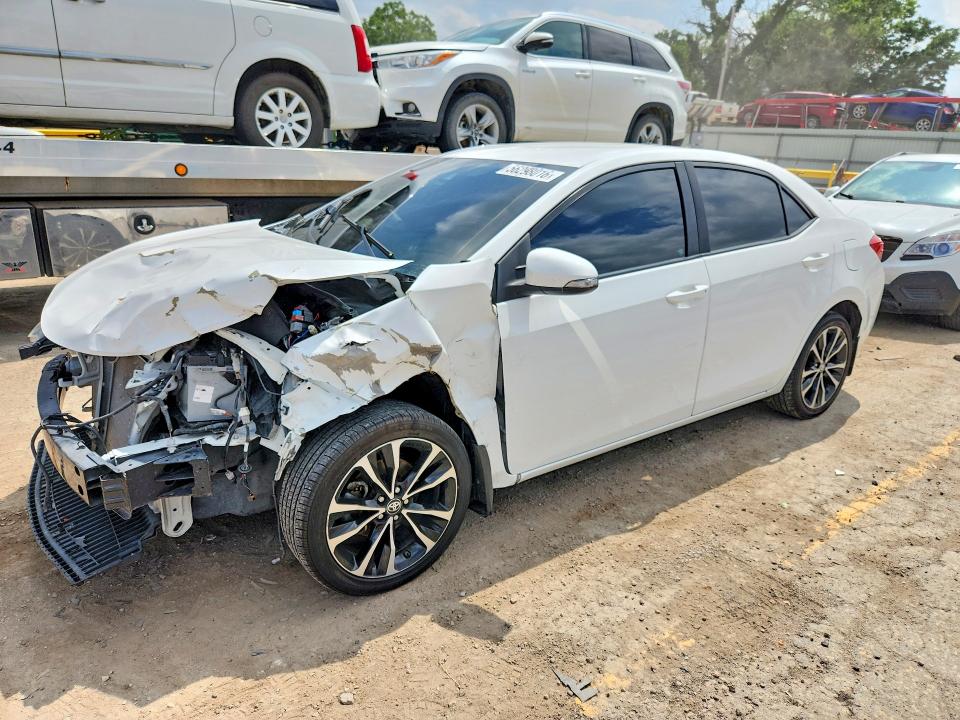 2017 Toyota Corolla VIN 5YFBURHEXHP708663 COPART salvage auction — FRONT END, Ks - Cert Of Title-Salvage, sold $2,200 on 2026-07-22 (photo 1)