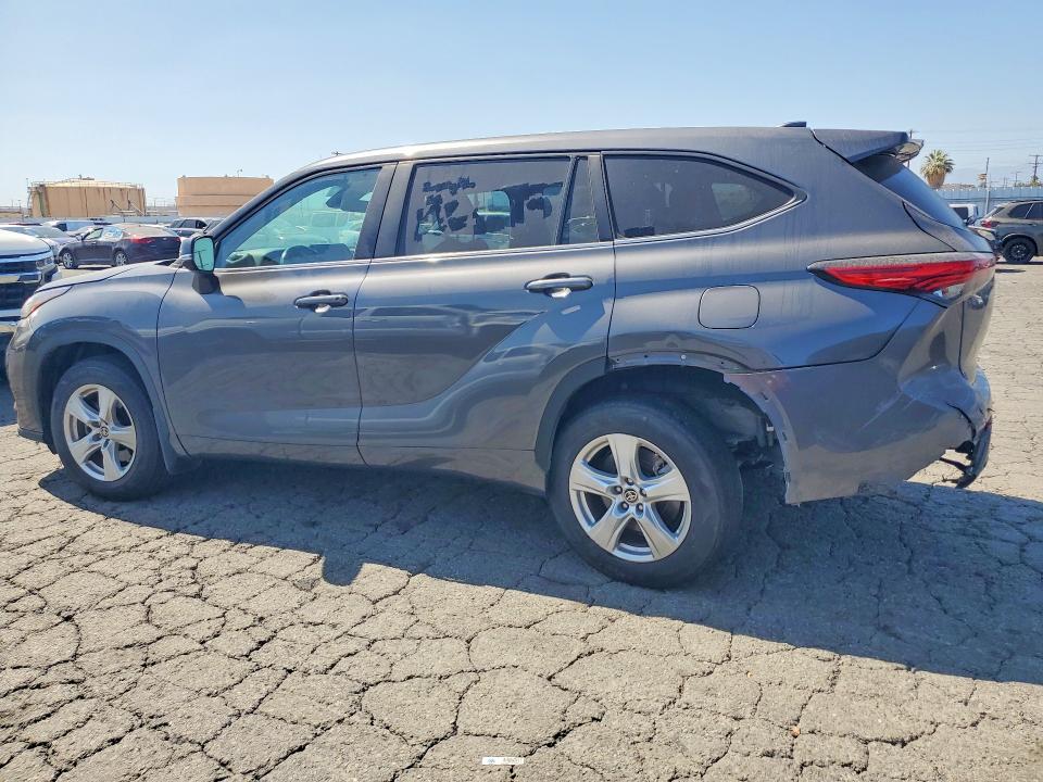 2023 Toyota Highlander VIN 5TDKDRBH7PS500037 COPART salvage auction — REAR END, Ca - Dis/Dlr/Exp Only Clean Title, sold $16,700 on 2026-07-30 (photo 2)