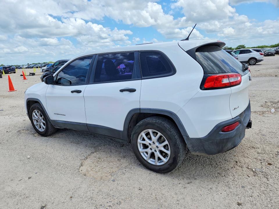2015 Jeep Cherokee VIN 1C4PJMAB1FW588371 COPART salvage auction — SIDE, Tx - Salvage Vehicle Title, sold $1,800 on 2026-07-02 (photo 2)