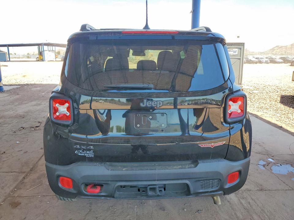 2016 Jeep Renegade VIN ZACCJBCT0GPD24534 COPART salvage auction — SIDE, Az - Cert Of Title - Salvage, sold $1,750 on 2026-07-09 (photo 6)
