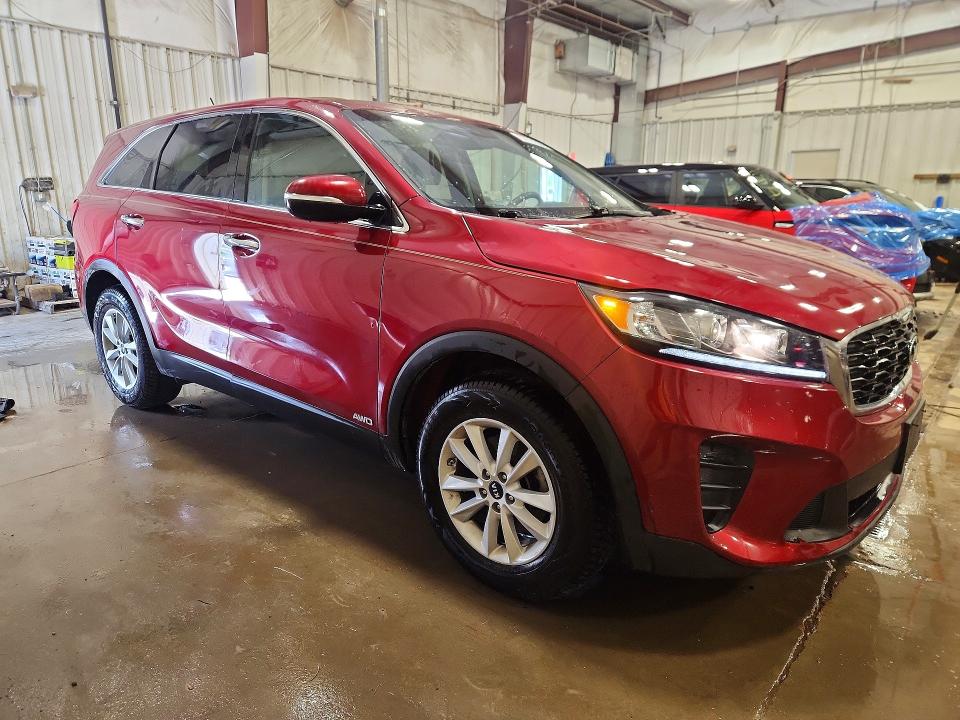 2020 Kia Sorento VIN 5XYPGDA33LG653172 COPART salvage auction — HAIL, Wi - Salvage - Multiple Brands, sold $5,300 on 2026-07-13 (photo 4)