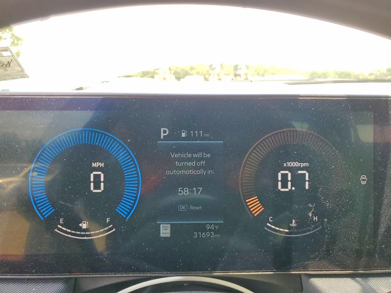2024 Hyundai Sonata VIN KMHL64JA6RA381365 COPART salvage auction — FRONT END, Nj - Cert Of Title-Salvage, sold $6,600 on 2026-07-15 (photo 9)