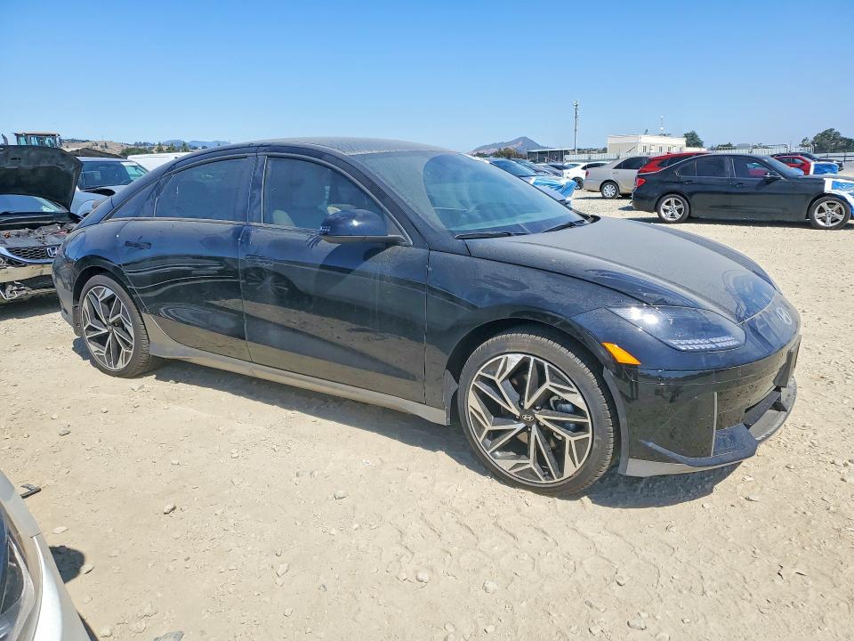2025 Hyundai Ioniq 6 VIN KMHM34AA1SA114573 COPART salvage auction — SIDE, CA - SALVAGE CERTIFICATE, sold $500 on 2026-07-21 (photo 4)