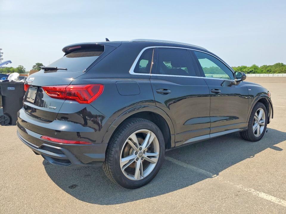 2020 Audi Q3 VIN WA1DECF34L1013980 COPART salvage auction — FRONT END, Ny - Mv-907A Salvage Certificate, sold $11,400 on 2026-07-06 (photo 3)