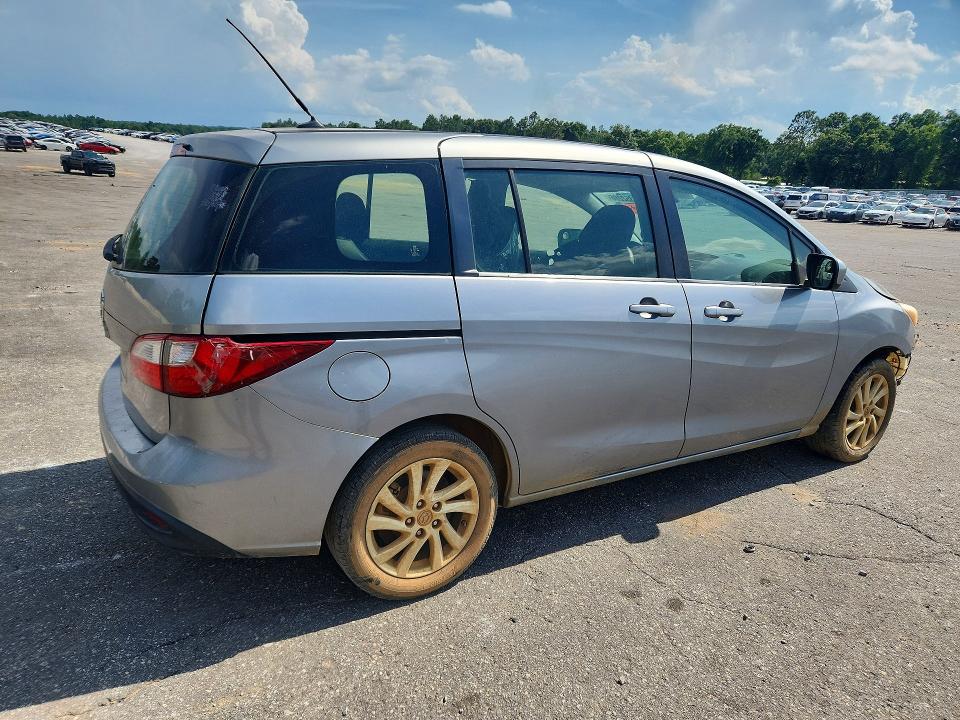 2012 Mazda 5 VIN JM1CW2BL6C0131579 COPART salvage auction — FRONT END, Al - Cert Of Title-Flood Salvage, sold $225 on 2026-07-13 (photo 3)
