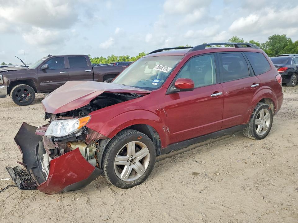 2010 Subaru Forester VIN JF2SH6DC2AH773680 COPART salvage auction — FRONT END, TX - SALVAGE VEHICLE TITLE (P), sold $375 on 2026-07-10 (photo 1)