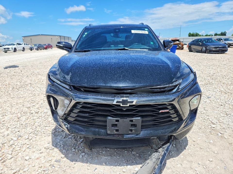 2023 Chevrolet Blazer VIN 3GNKBERSXPS213326 COPART salvage auction — FRONT END, Tx - Salvage Vehicle Title, sold $6,300 on 2026-07-30 (photo 5)