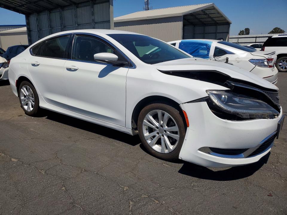 2016 Chrysler VIN 1C3CCCAB7GN126394 COPART salvage auction — FRONT END, Ca - Salvage Certificate, sold $325 on 2026-07-02 (photo 4)