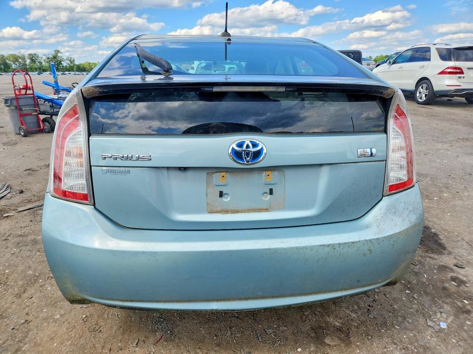 2014 Toyota Prius VIN JTDKN3DU3E1754004 COPART salvage auction — FRONT END, Va - Cert Of Title - Salvage, sold $4,100 on 2026-07-08 (photo 6)