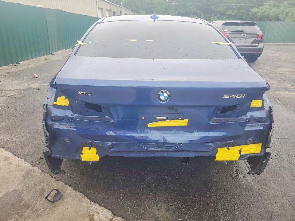 2022 BMW 5er VIN WBA73BJ01NWX56065 COPART salvage auction — REAR END, Ma - Cert Of Title-Salvage, sold $21,000 on 2026-08-11 (photo 6)