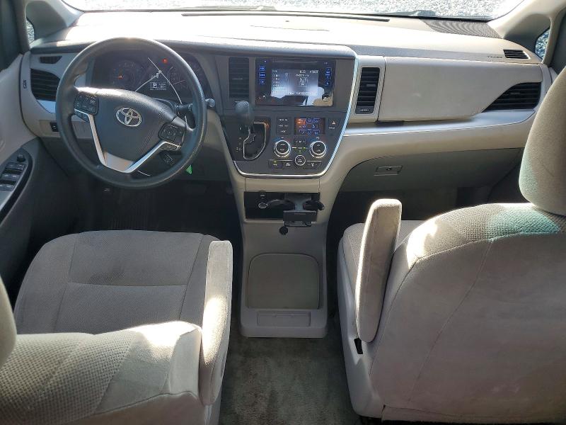 2015 Toyota Sienna VIN 5TDZK3DC4FS603191 COPART salvage auction — REAR END, Fl - Cert Of Title Slvg Rebuildable, sold $2,900 on 2026-07-10 (photo 8)