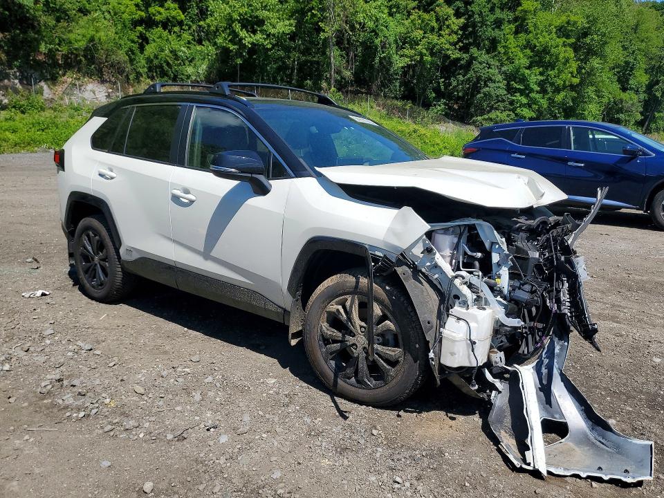 2022 Toyota Rav 4 VIN JTME6RFV8ND535931 COPART salvage auction — FRONT END, Ny - Mv-907A Salvage Certificate, sold $4,600 on 2026-07-23 (photo 4)