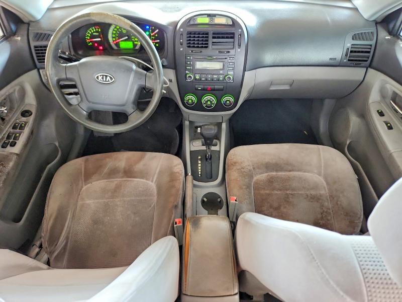 2007 Kia Spectra VIN KNAFE122875440851 COPART salvage auction — MINOR DENT/SCRATCHES, Az - Certificate Of Title, sold $500 on 2026-07-08 (photo 8)