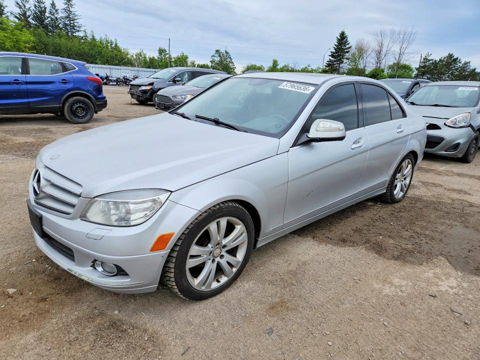 2008 Mercedes-benz C class VIN WDDGF54X38F066154 COPART salvage auction — MINOR DENT/SCRATCHES, ON - PERMIT NO BRAND - UNFIT, sold $450 on 2026-07-21 (photo 1)