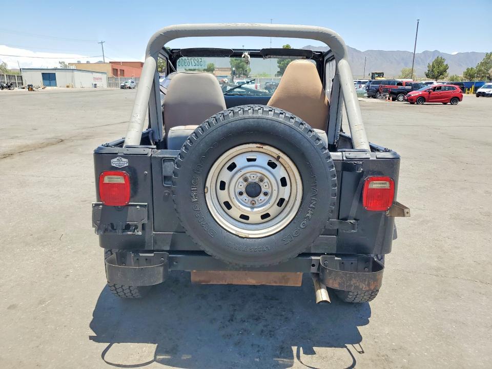 1989 Jeep Wrangler / VIN 2J4FY19E5KJ169262 COPART salvage auction — MECHANICAL, Tx - Certificate Of Title (P), sold $5,800 on 2026-08-03 (photo 6)