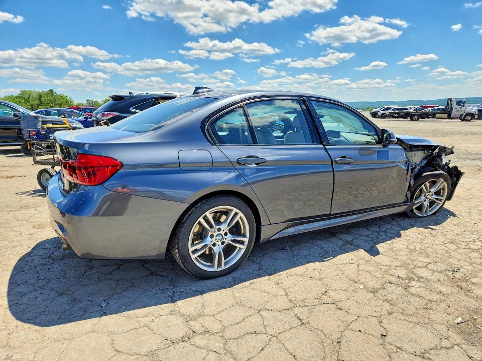 2016 BMW 3er VIN WBA8B7G57GNT95490 COPART salvage auction — FRONT END, Pa - Certificate Of Salvage, sold $2,100 on 2026-07-24 (photo 3)