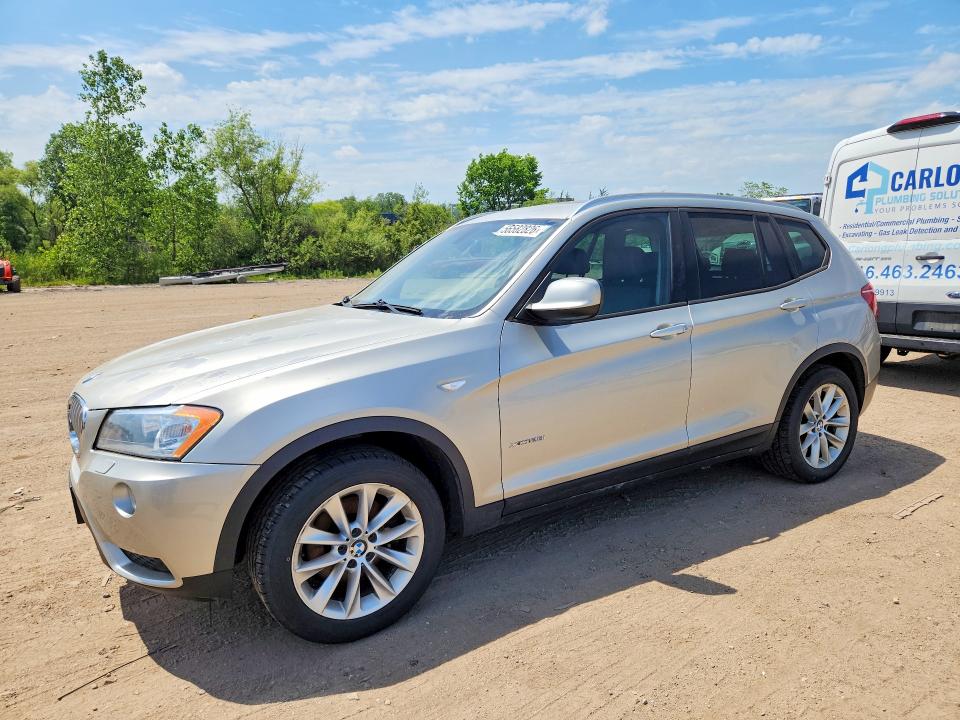 2014 BMW X3 VIN 5UXWX9C58E0D33492 COPART salvage auction — MECHANICAL, Oh - Certificate Of Title, sold $375 on 2026-07-20 (photo 1)