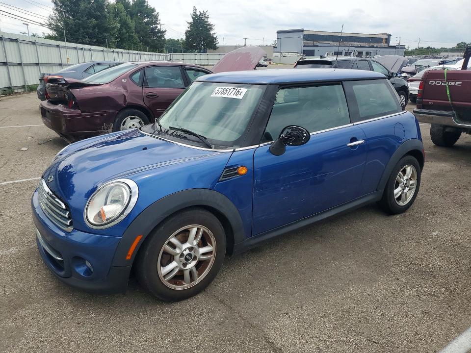 2013 Mini VIN WMWSU3C51DT689280 COPART salvage auction — SIDE, Oh - Certificate Of Title, sold $525 on 2026-07-17 (photo 1)
