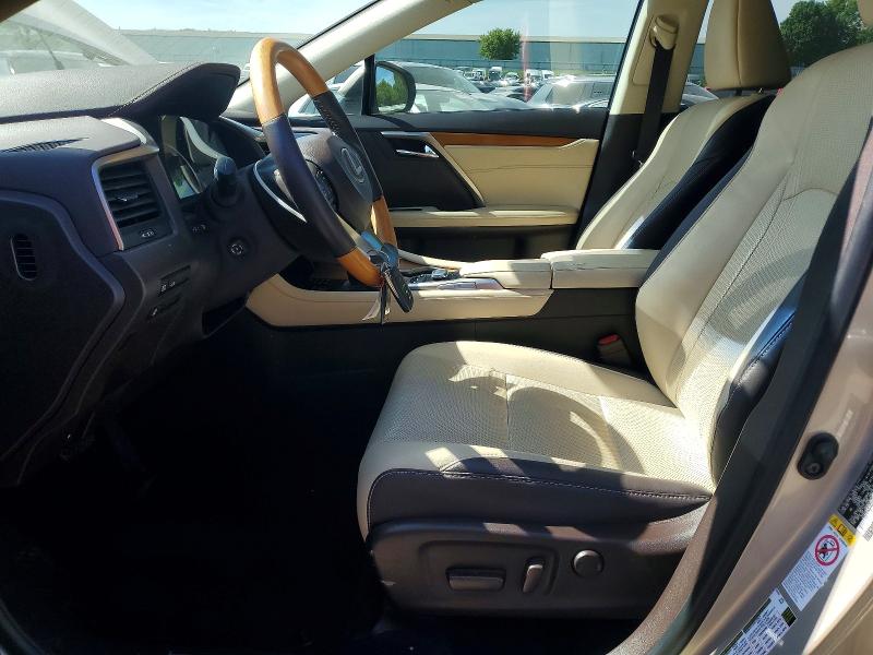 2018 Lexus Rx VIN 2T2ZZMCA8JC096343 COPART salvage auction — MECHANICAL, Mi - Certificate Of Title, sold $8,200 on 2026-07-22 (photo 7)