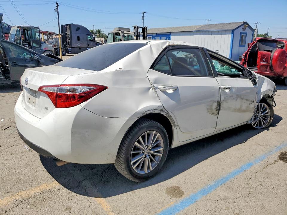 2014 Toyota Corolla VIN 5YFBURHE2EP014142 COPART salvage auction — ROLLOVER, Ca - Salvage Certificate, sold $825 on 2026-07-16 (photo 3)