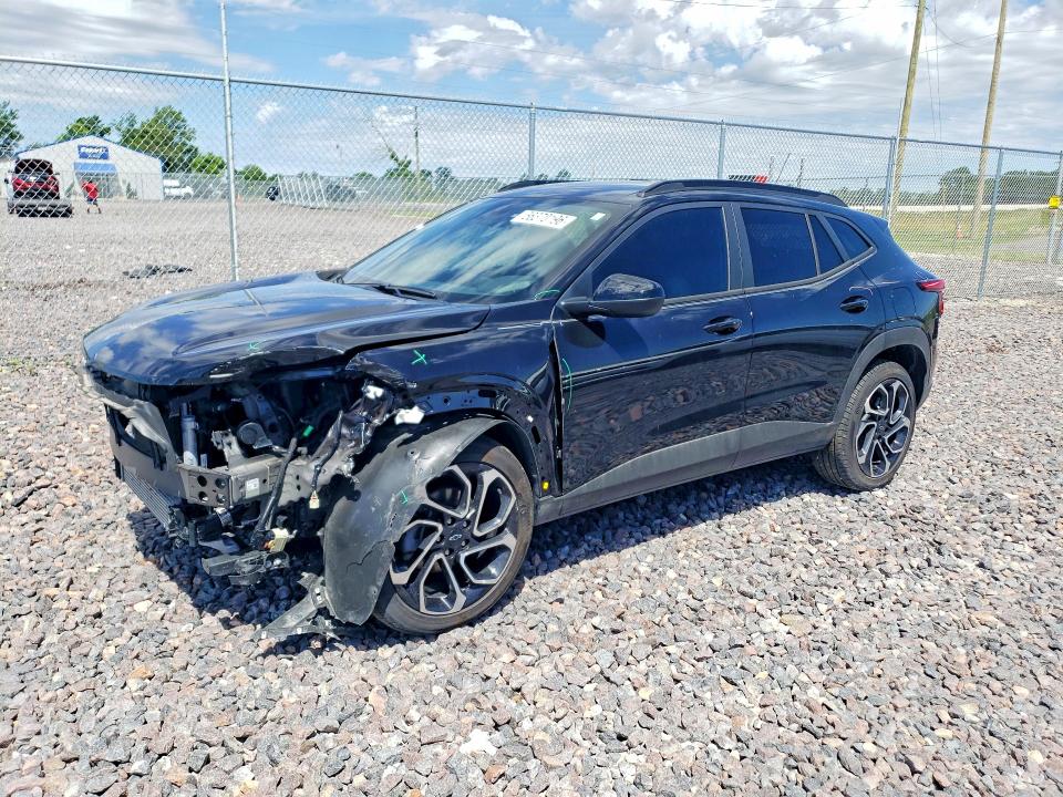 2025 Chevrolet VIN KL77LJEP8SC343364 COPART salvage auction — FRONT END, In - Cert Of Title-Salvage Title, sold $90 on 2026-07-21 (photo 1)
