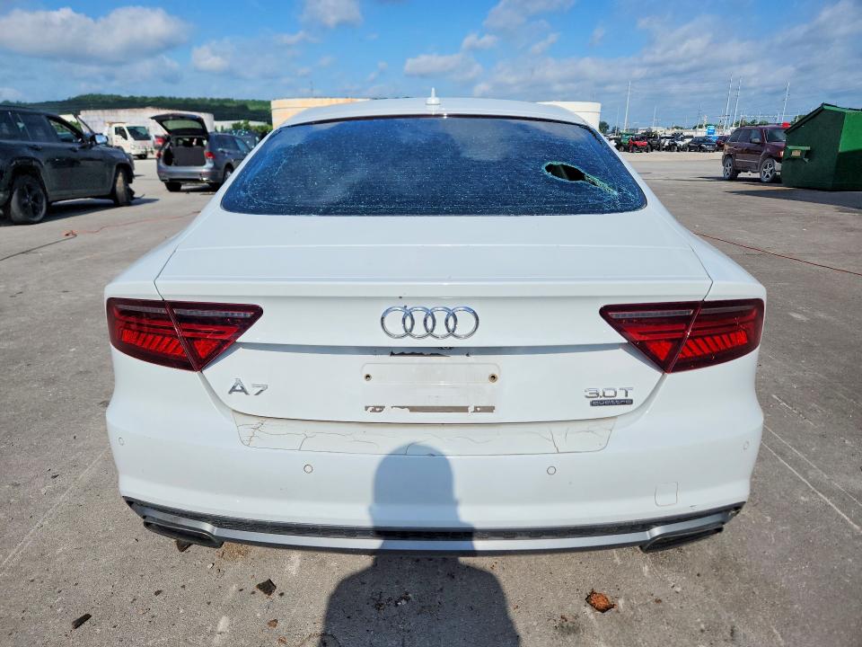 2016 Audi A7 VIN WAU2GAFC5GN159800 COPART salvage auction — VANDALISM, Ok - Cert Of Title-Salvage, sold $5,300 on 2026-07-08 (photo 6)
