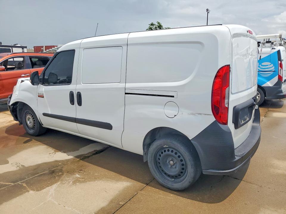 2021 Ram Promaster city VIN ZFBHRFAB7M6V72863 COPART salvage auction — FRONT END, Sc - Certificate Of Title, sold $1,000 on 2026-07-16 (photo 2)