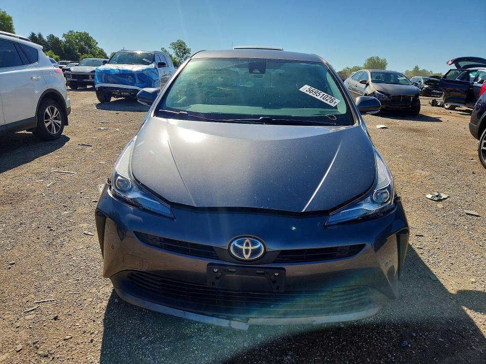 2019 Toyota Prius VIN JTDKARFU7K3089071 COPART salvage auction — FRONT END, Il - Salvage Certificate, sold $775 on 2026-07-28 (photo 5)