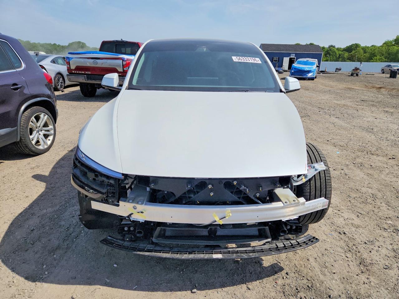 2026 Tesla Model Y VIN 7SAYGDEE9TF397579 COPART salvage auction — Front End, St - Salvage Title, sold $25,500 on 2026-07-08 (photo 5)