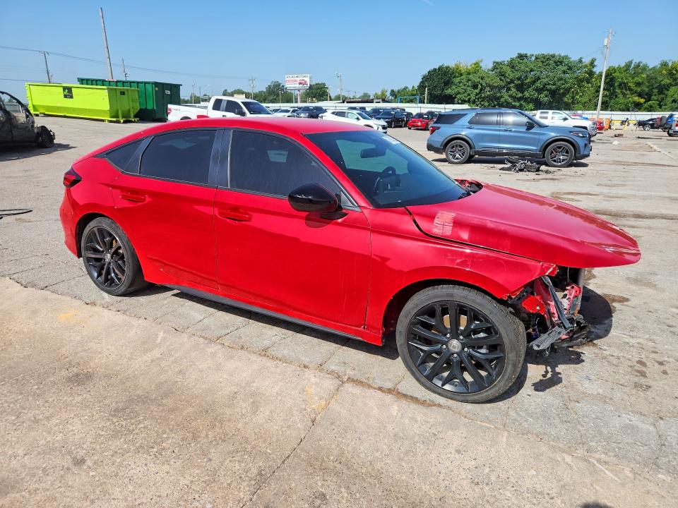 2026 Honda Civic VIN 19XFL2H8XTE007623 COPART salvage auction — FRONT END, KS - CERT OF TITLE-SALVAGE, sold $4,000 on 2026-07-09 (photo 4)