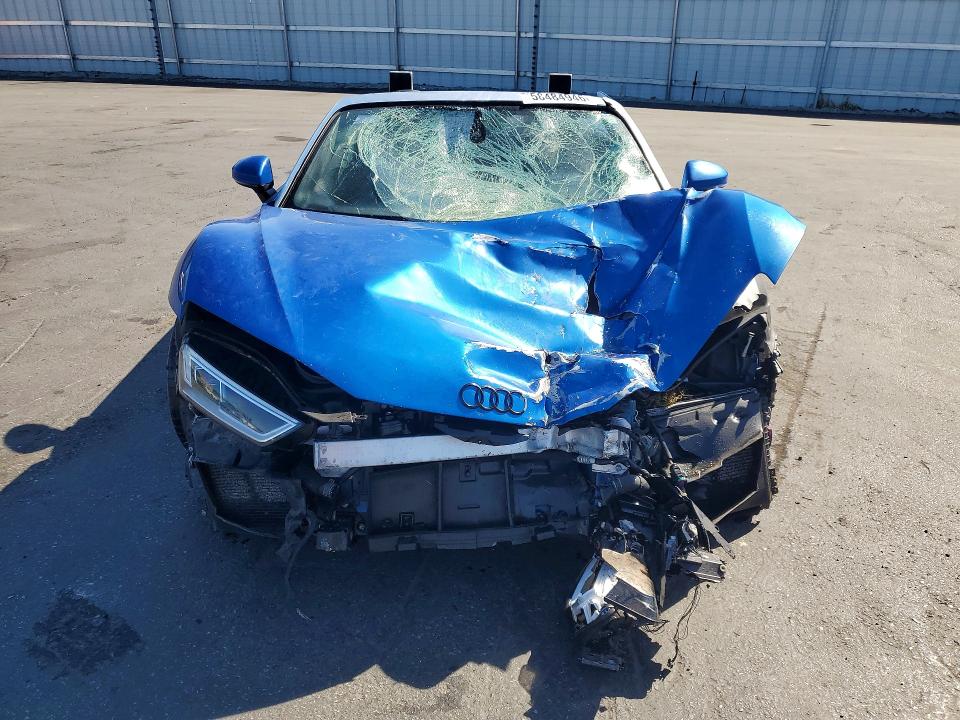 2017 Audi R8 VIN WUAVACFX7H7905009 COPART salvage auction — FRONT END, Ca - Salvage Certificate, sold $38,500 on 2026-08-27 (photo 5)