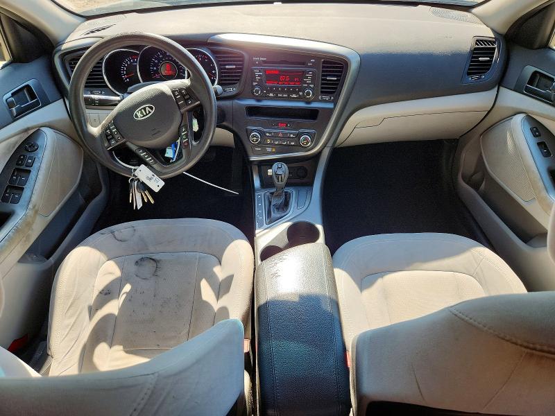 2011 Kia Optima VIN KNAGM4A78B5057393 COPART salvage auction — SIDE, Nc - Salvage Certificate Of Title, sold $625 on 2026-07-17 (photo 8)