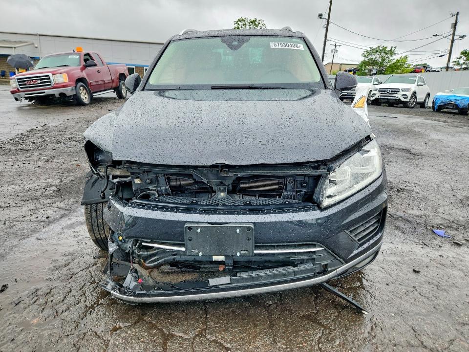 2015 Volkswagen Touareg VIN WVGEF9BP6FD001461 COPART salvage auction — FRONT END, Ct - Cert Of Title-Salvage, sold $750 on 2026-07-17 (photo 5)