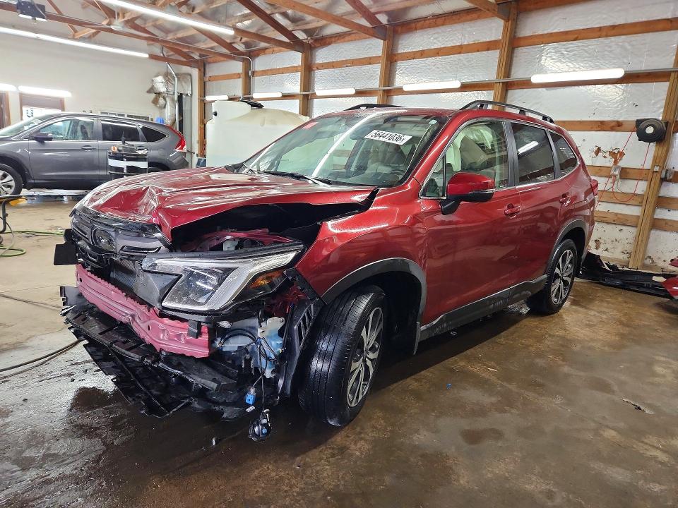 2022 Subaru Forester VIN JF2SKANC1NH409274 COPART salvage auction — FRONT END, Il - Salvage Certificate, sold $4,250 on 2026-07-20 (photo 1)