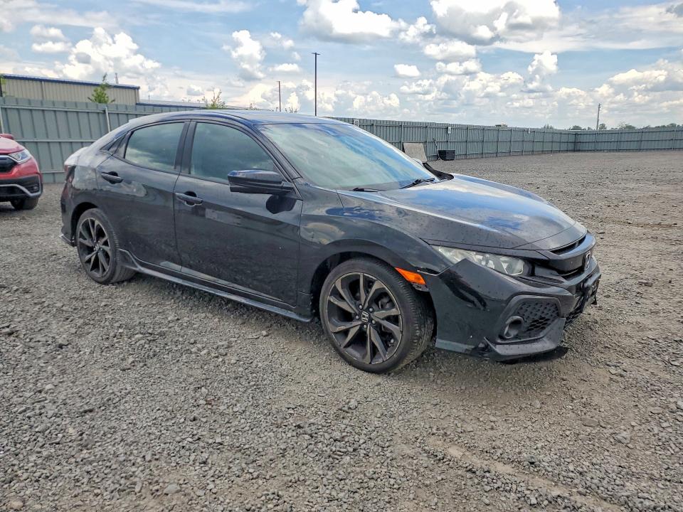 2017 Honda Civic VIN SHHFK7H43HU306853 COPART salvage auction — FRONT END, On - Permit Salvage, sold $2,100 on 2026-07-14 (photo 4)