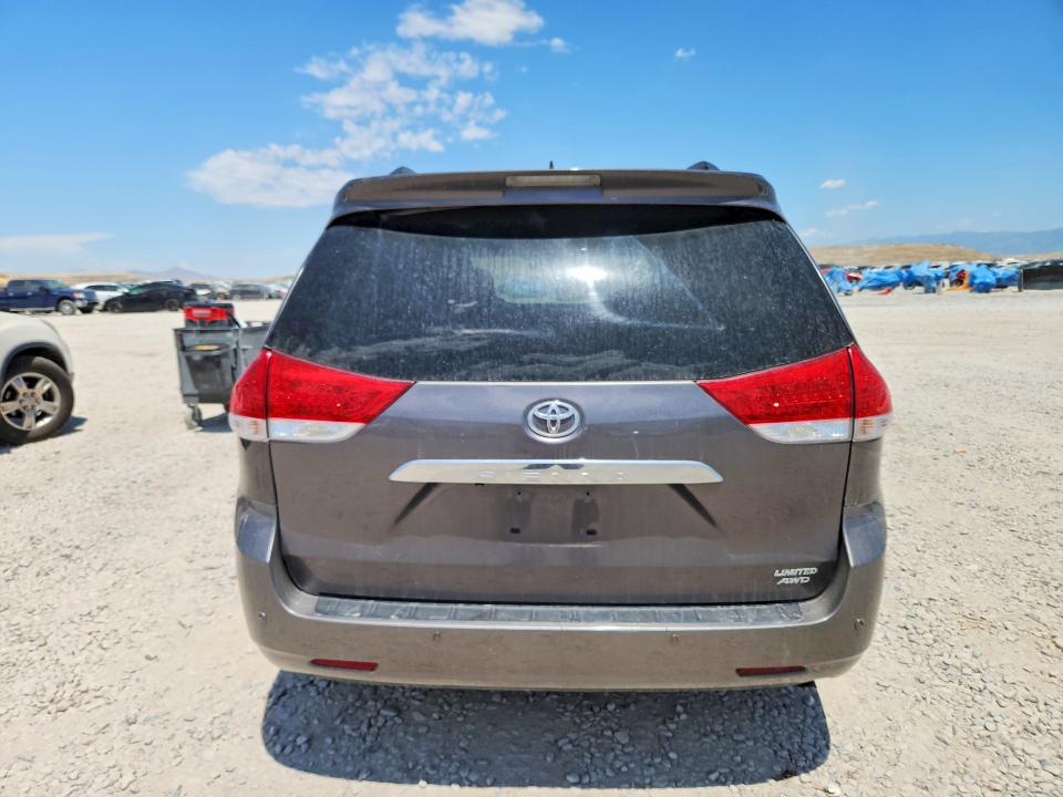 2011 Toyota Sienna VIN 5TDDK3DC2BS010367 COPART salvage auction — FRONT END, Ut - Certificate Of Title, sold $2,050 on 2026-07-21 (photo 6)