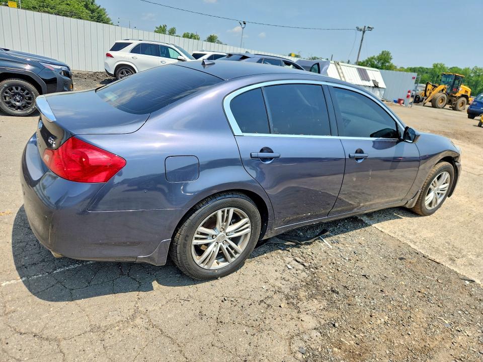 2011 Infiniti G37 VIN JN1CV6AR9BM353687 COPART salvage auction — SIDE, CT - CERT OF TITLE-SALVAGE, sold $475 on 2026-07-31 (photo 3)