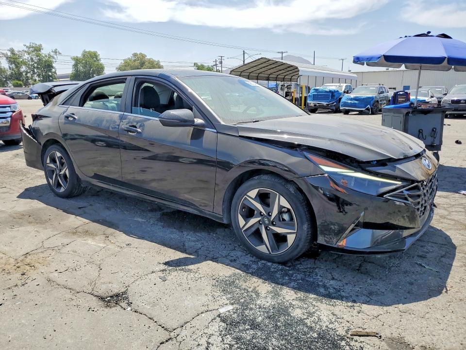 2023 Hyundai Elantra VIN KMHLN4AJXPU084209 COPART salvage auction — REAR END, Ca - Salvage Certificate, sold $3,400 on 2026-07-13 (photo 4)