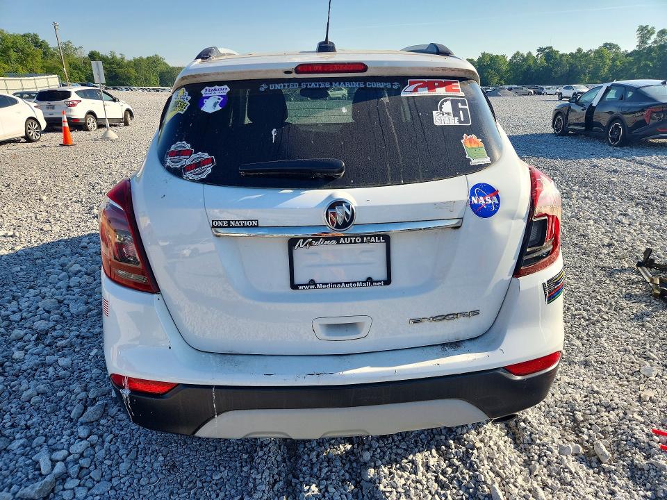 2019 Buick Encore VIN KL4CJASB7KB941526 COPART salvage auction — FRONT END, Oh - Certificate Of Title, sold $3,000 on 2026-07-27 (photo 6)