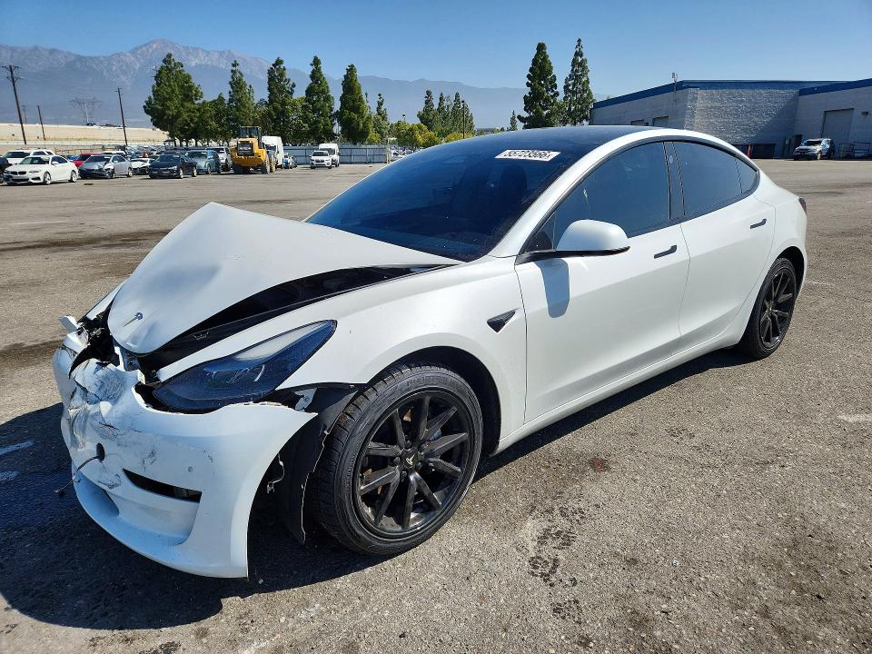 2023 Tesla Model 3 VIN 5YJ3E1EA0PF453441 — COPART salvage auction photo