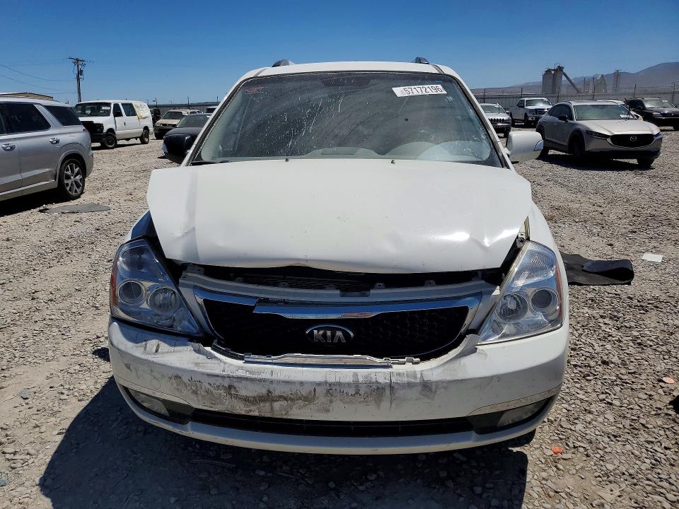 2014 Kia SEDONA VIN KNDMG4C75E6546889 COPART salvage auction — FRONT END, Ut - Salvage Certificate, sold $1,100 on 2026-07-31 (photo 5)