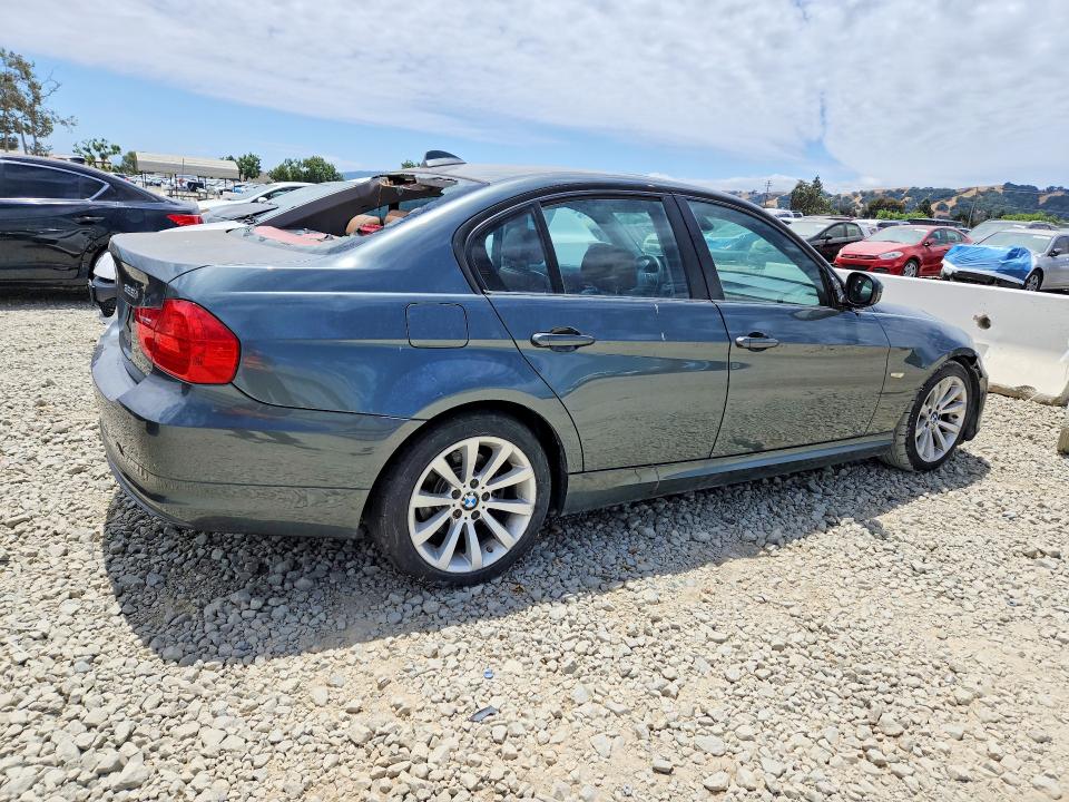 2011 BMW 3er VIN WBAPH5G57BNM73192 COPART salvage auction — FRONT END, Ca - Salvage Certificate, sold $300 on 2026-07-07 (photo 3)