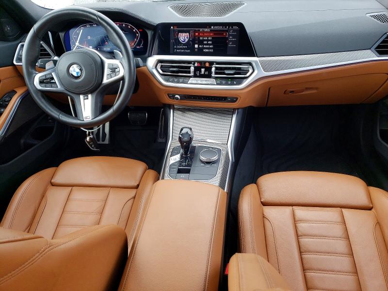 2020 BMW M340i VIN WBA5U9C03LFH42288 COPART salvage auction — MINOR DENT/SCRATCHES, CT - CERT OF TITLE-REBUILT SALVAGE, sold $11,200 on 2026-07-24 (photo 8)