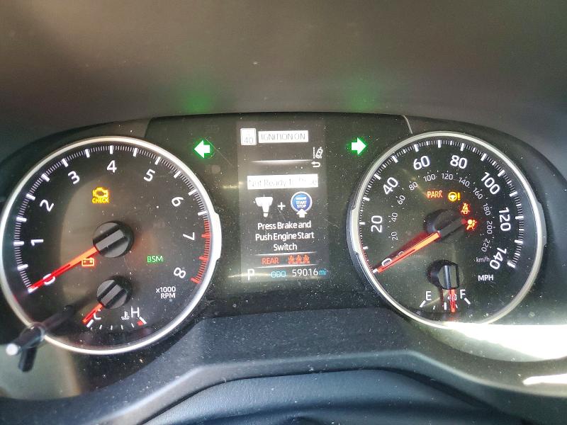 2020 Toyota VIN 2T3W1RFV4LC075235 COPART salvage auction — FRONT END, Nv - Salvage Title, sold $9,200 on 2026-07-30 (photo 9)