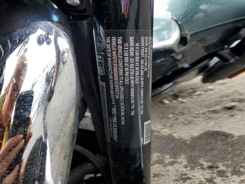 2020 Harley-davidson Fl VIN 1HD1YBK13LB065866 COPART salvage auction — FRONT END, Wa - Bill Of Sale, sold $1,400 on 2026-07-02 (photo 8)