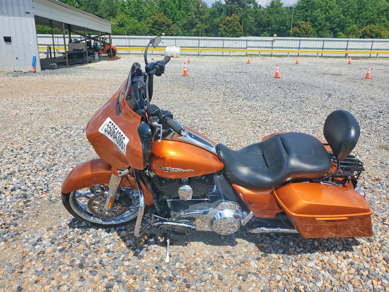 2015 Harley-Davidson FLHXS VIN 1HD1KRM17FB700700 COPART salvage auction — Front End, TN - SALVAGE CERTIFICATE, sold $3,250 on 2026-07-09 (photo 3)